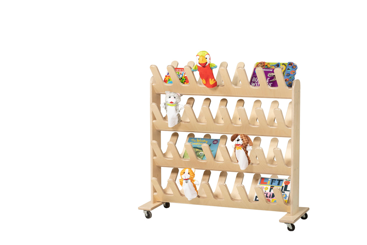 Puppet Storage Racks Small Boot Tray and Drying Rack - Made in Canada – Wood Wood Toys