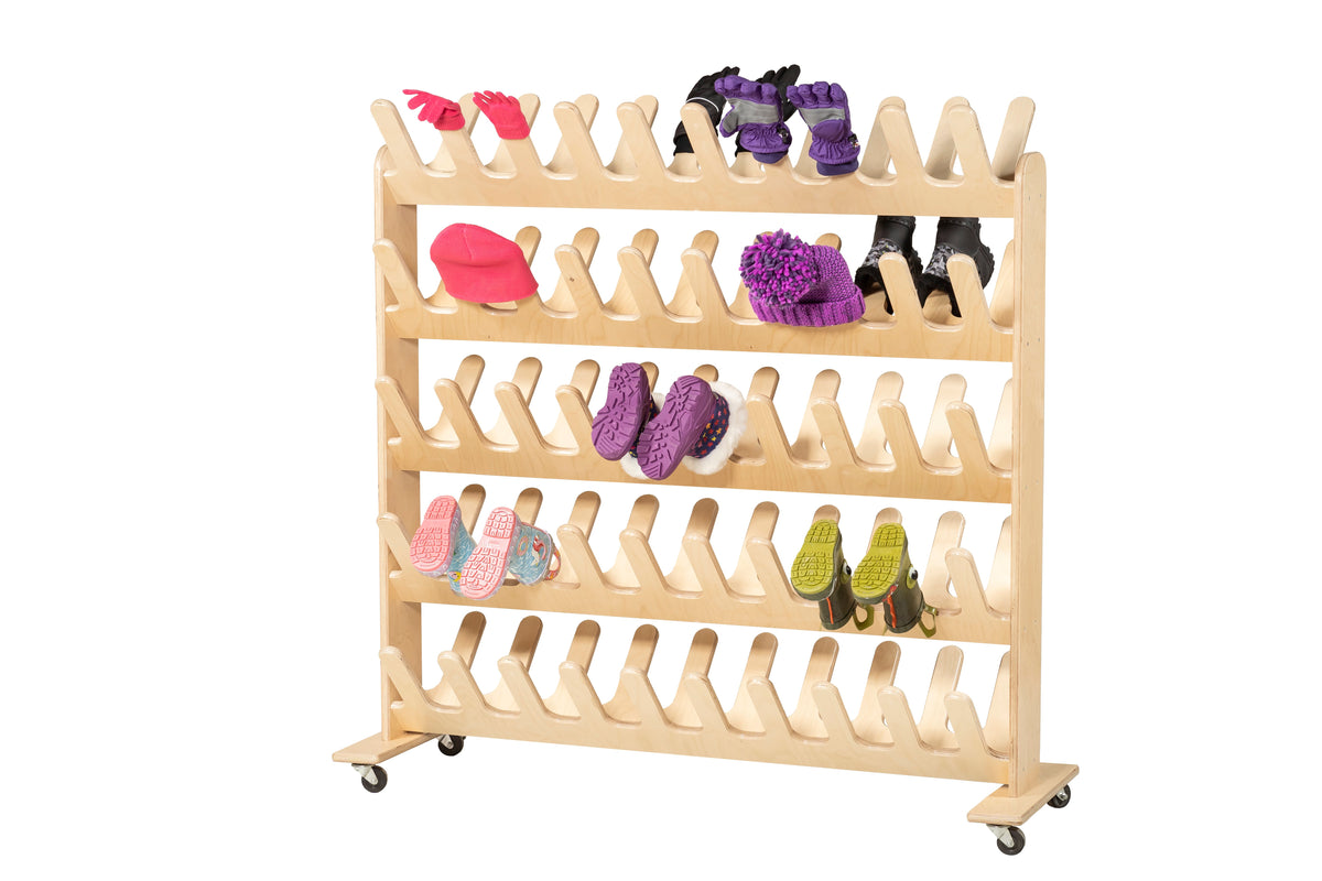 Gumboot Drying Rack Large Boot Tray and Drying Rack - Made in Canada – Wood Wood Toys