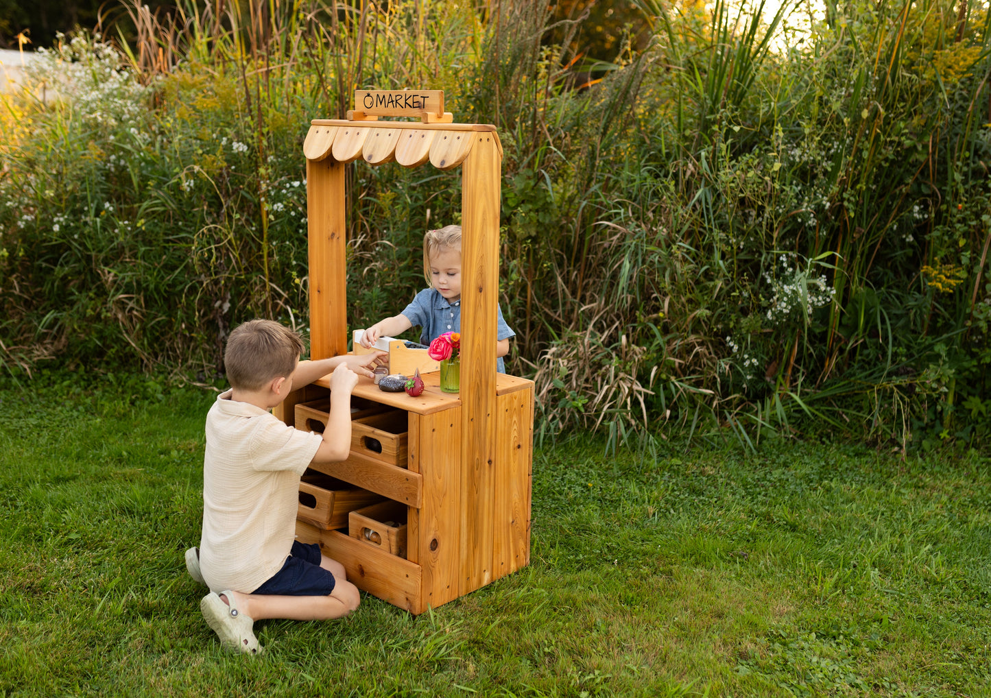 Cedar Market Stand / Puppet Theatre / Play Shop