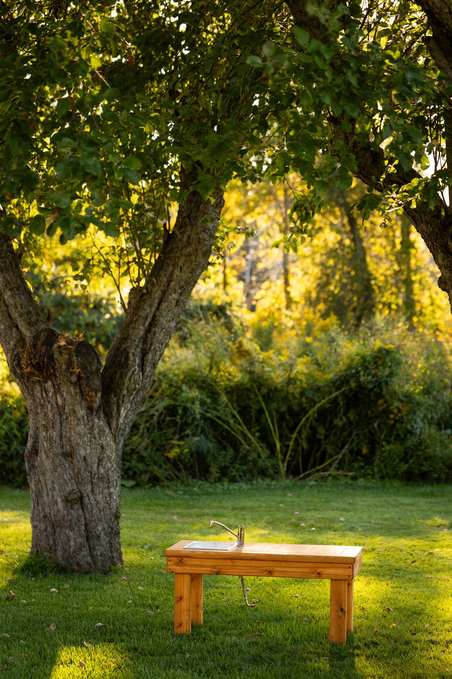 One Sink Simple Mud Kitchen