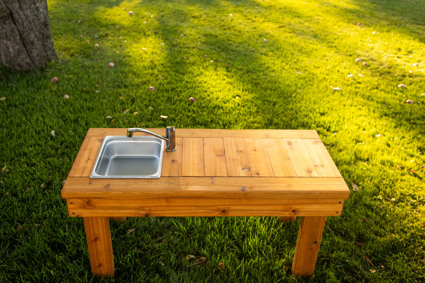 One Sink Simple Mud Kitchen