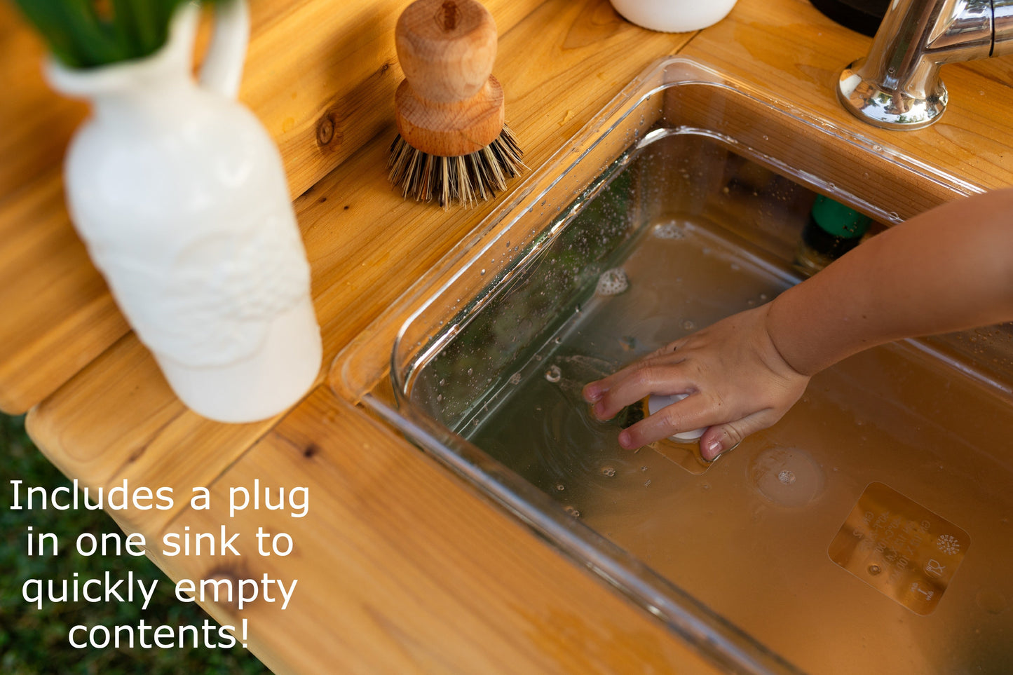 Centered Simple Kitchen with Oven (Clear Sinks)