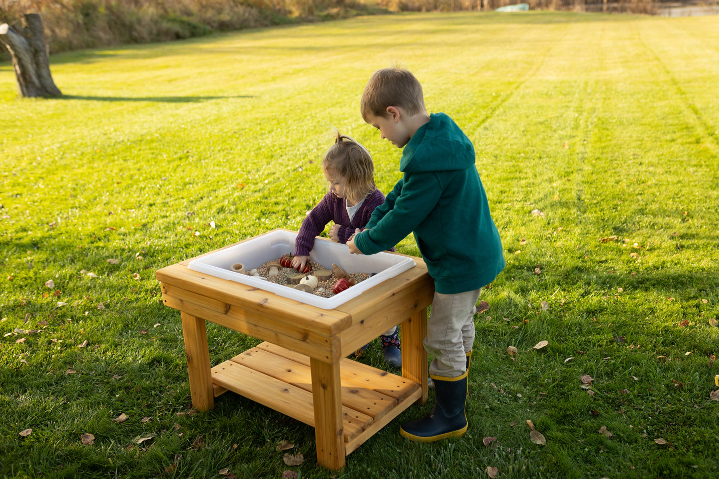 Large Bin Outdoor Sensory Table