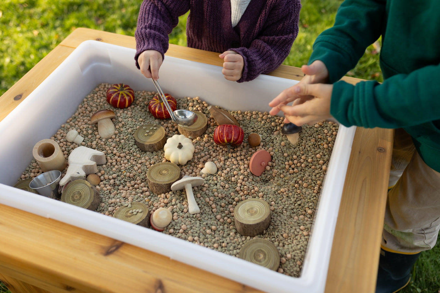 Large Bin Outdoor Sensory Table