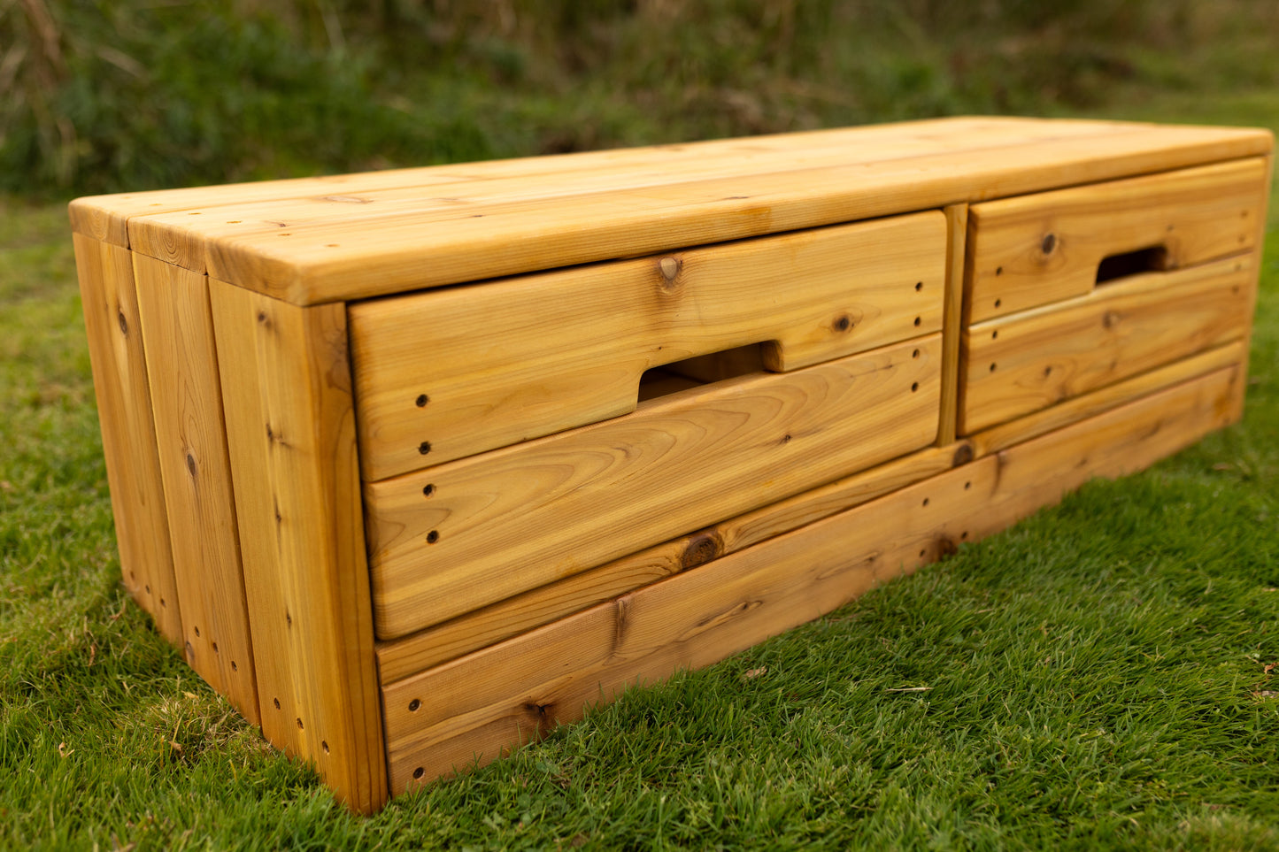 Bench with Storage Drawers