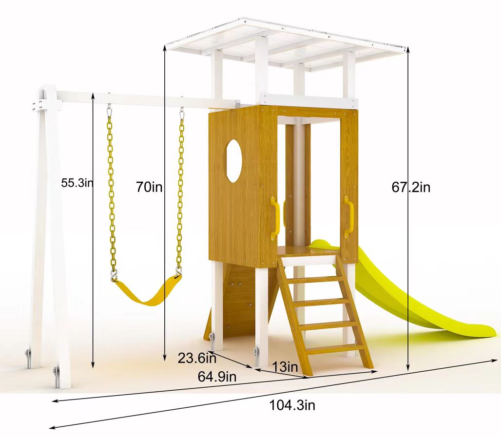 Forest Small - Portique d'extérieur pour tout-petits par Avenlur