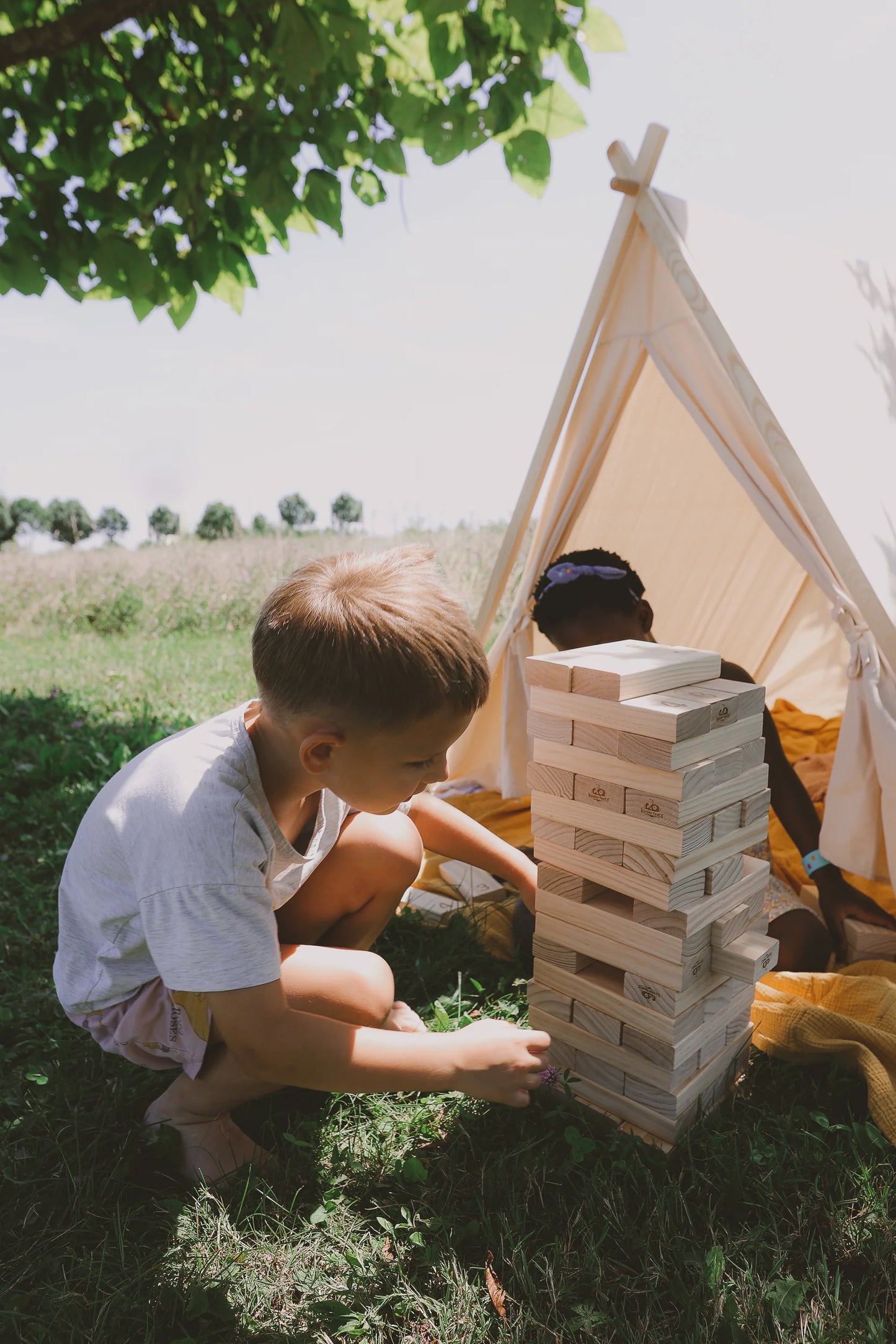 Jeu d'empilage géant Kinderfeets