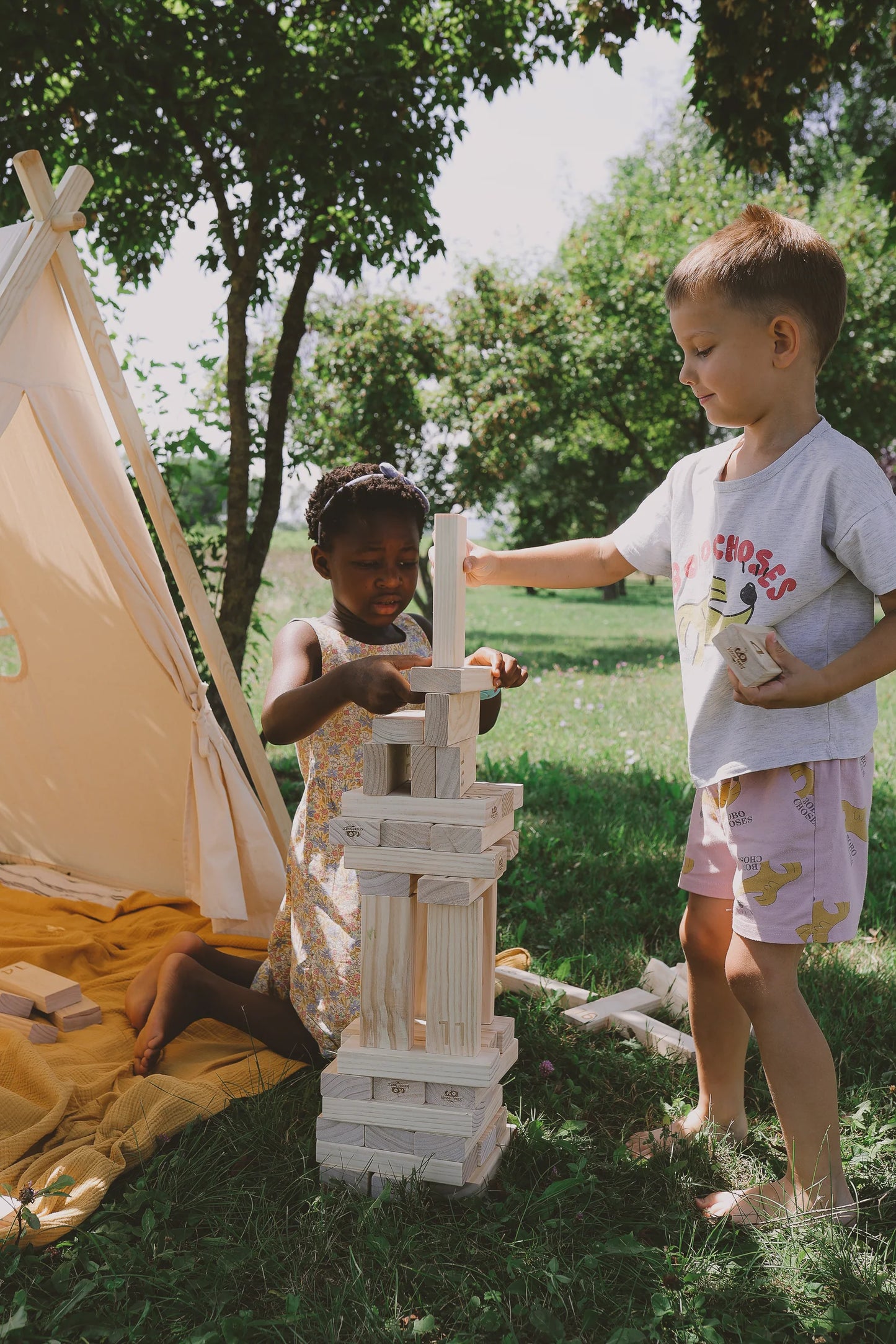 Jeu d'empilage géant Kinderfeets