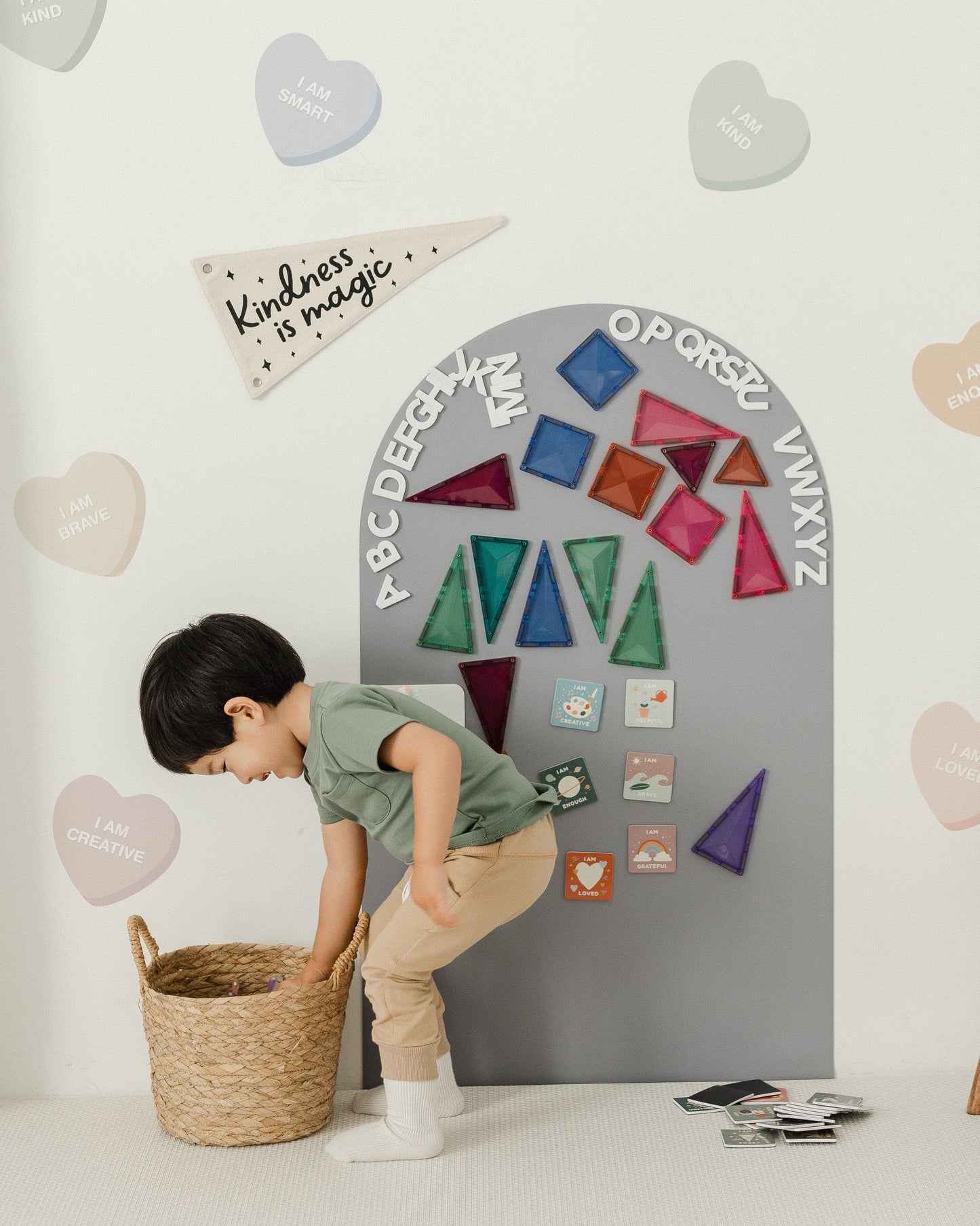Magic Playwall - Arch Magnetic Wall Decal for Kids