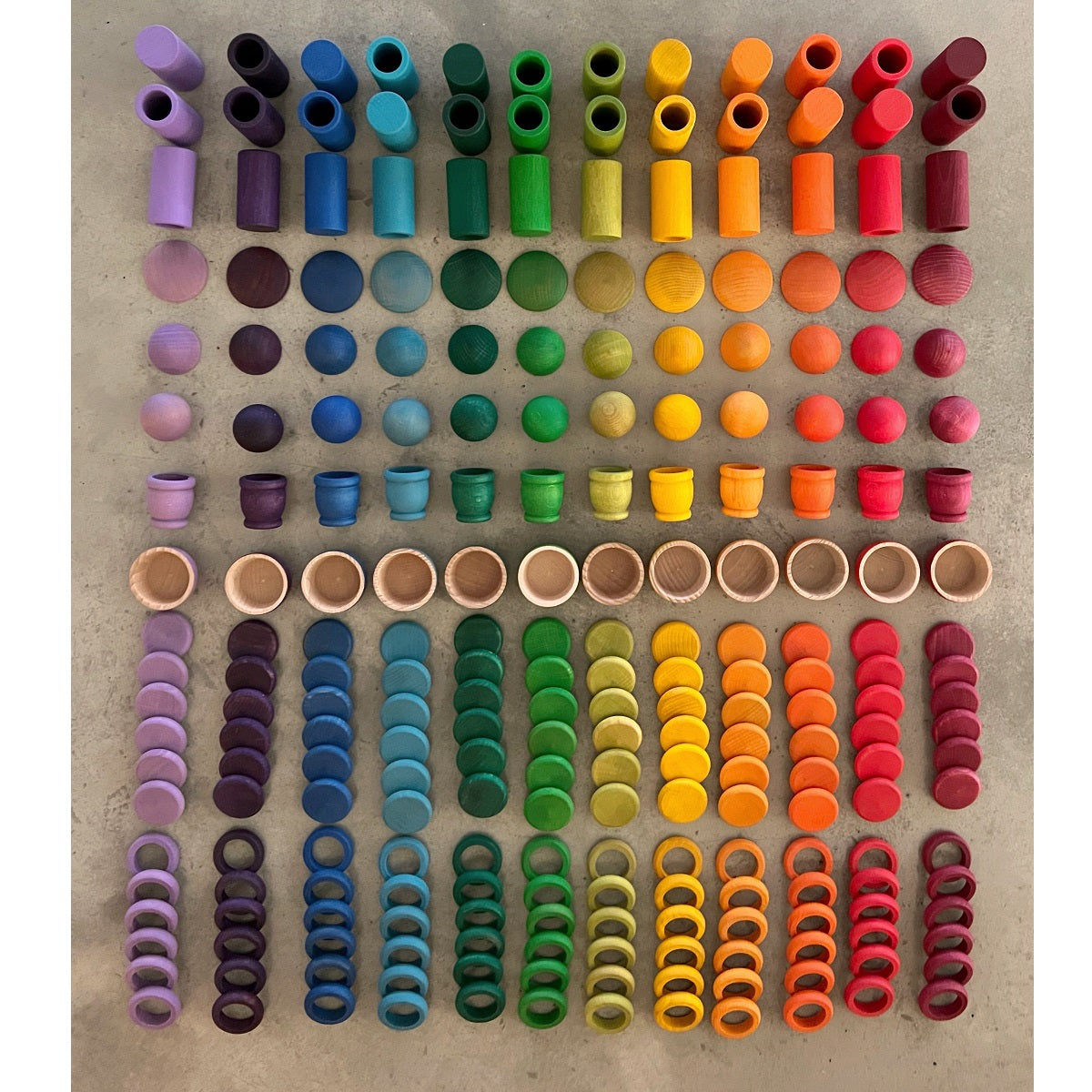 Grapat Wood Loose Parts Schools - Educational Set