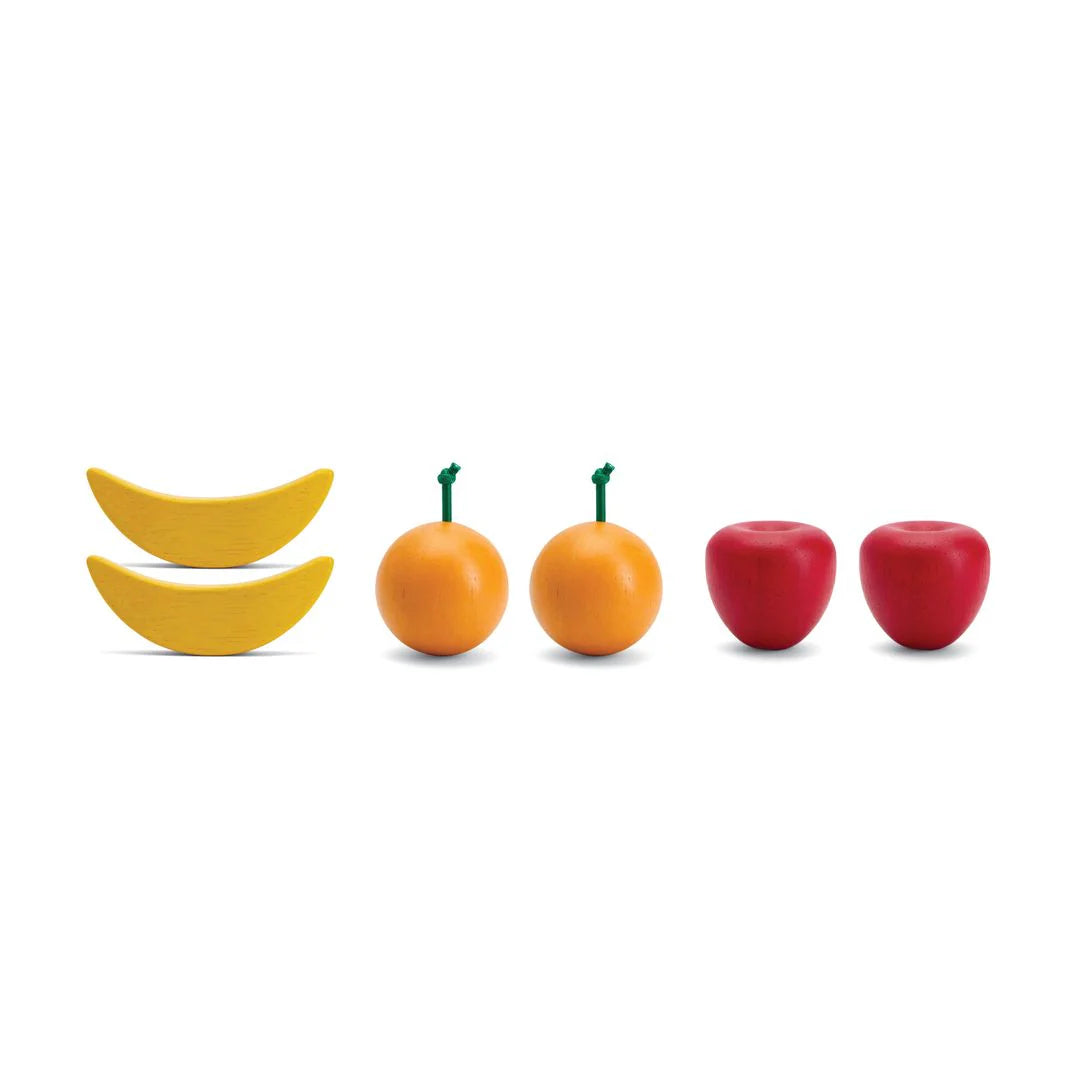 Fresh Produce Set A (Apples, Oranges & Bananas) by PlanToys