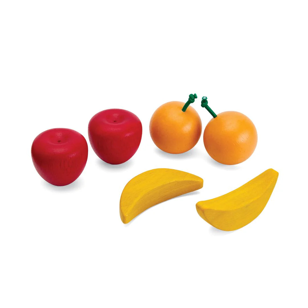 Fresh Produce Set A (Apples, Oranges & Bananas) by PlanToys