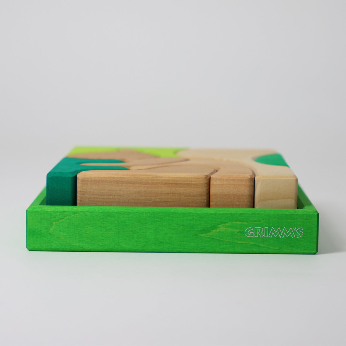 Grimm's - Green Squirrel Building Set Creative Puzzle