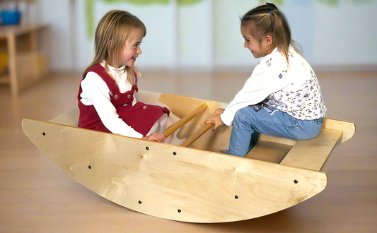 Hardwood Rocking Boat - Made in Canada