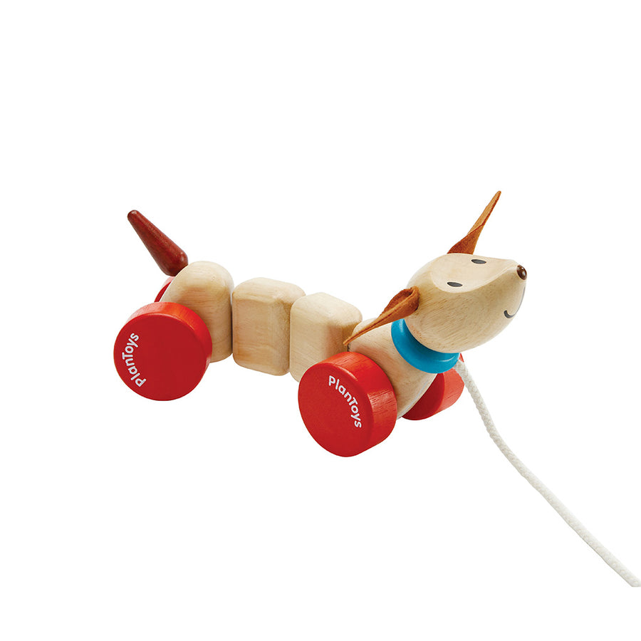 Happy Puppy Pull Toy by PlanToys