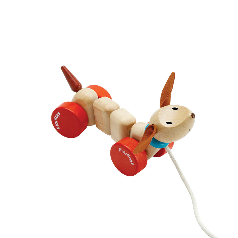 Happy Puppy Pull Toy by PlanToys