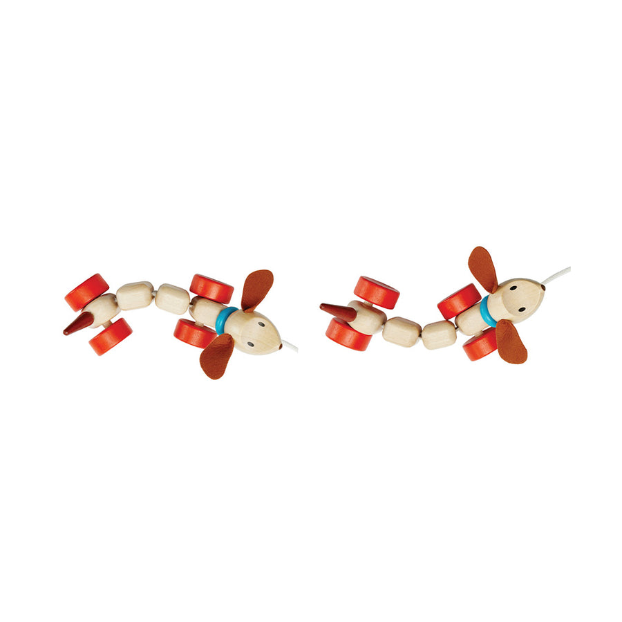 Happy Puppy Pull Toy by PlanToys