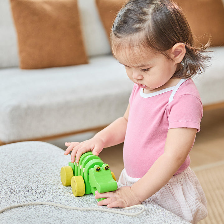 Dancing Alligator Pull Toy by PlanToys