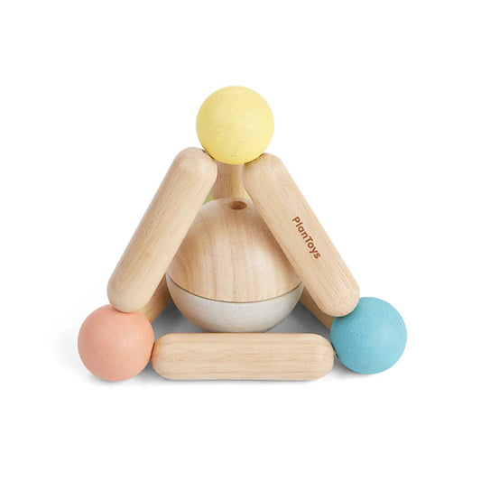 Pastel Triangle Clutching Toy by PlanToys