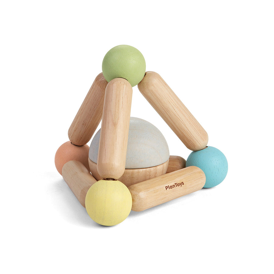Pastel Triangle Clutching Toy by PlanToys