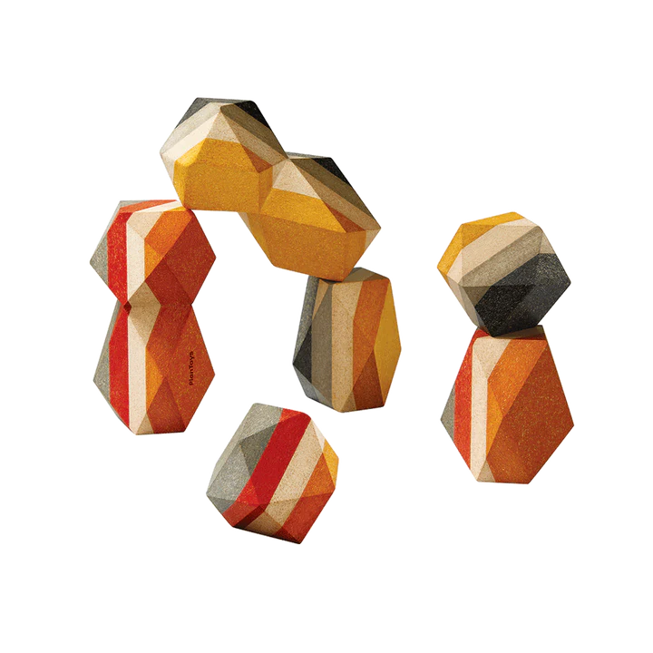 Geo Stacking Rock by PlanToys