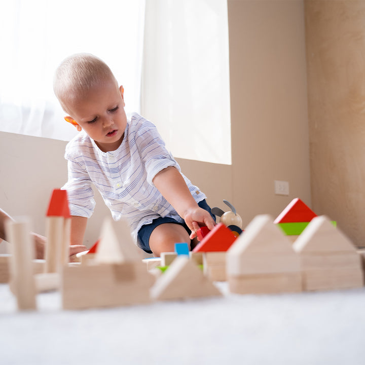 40 Colourful Unit Blocks by PlanToys