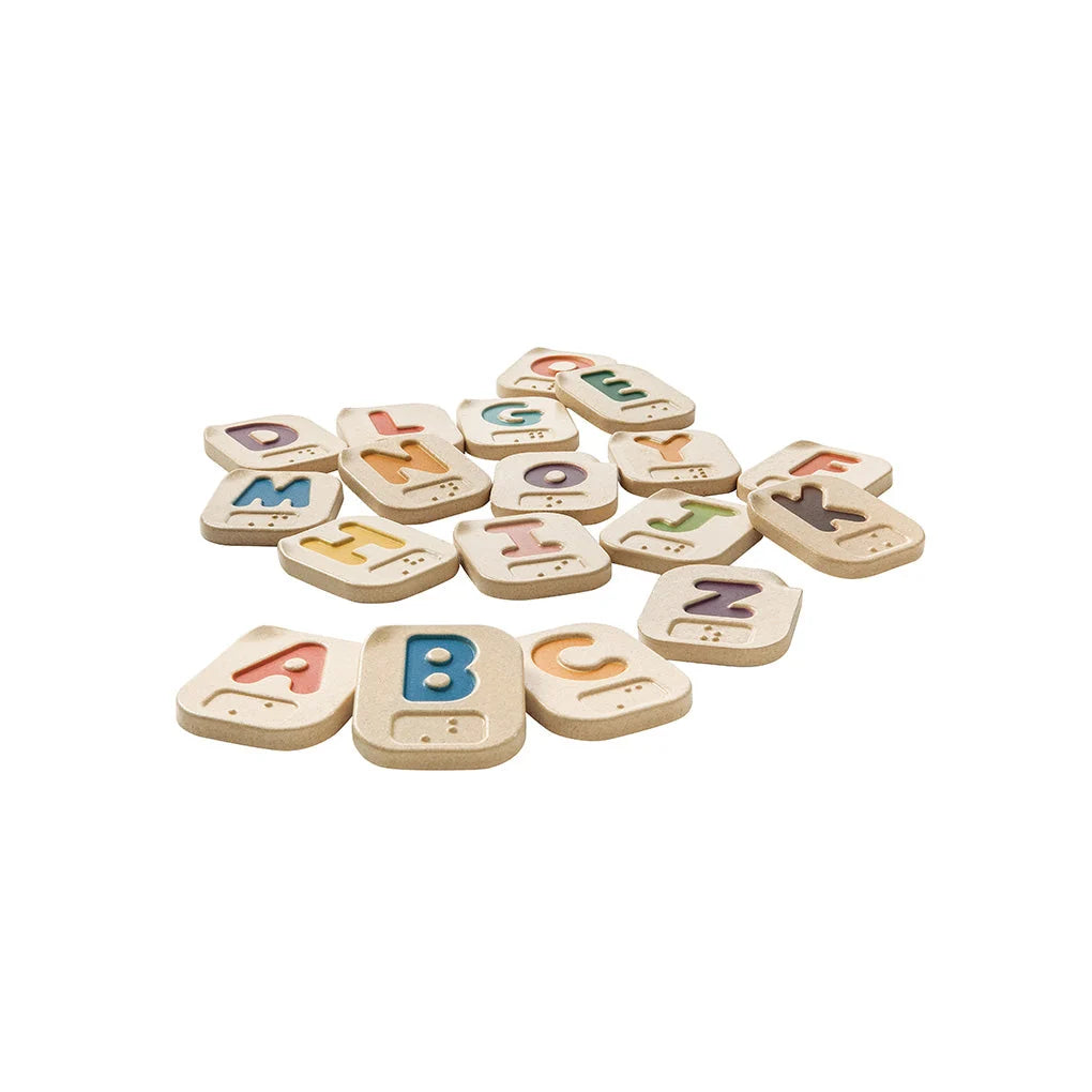 (DAMAGED BOX) Braille Alphabet A-Z - by Plan Toys