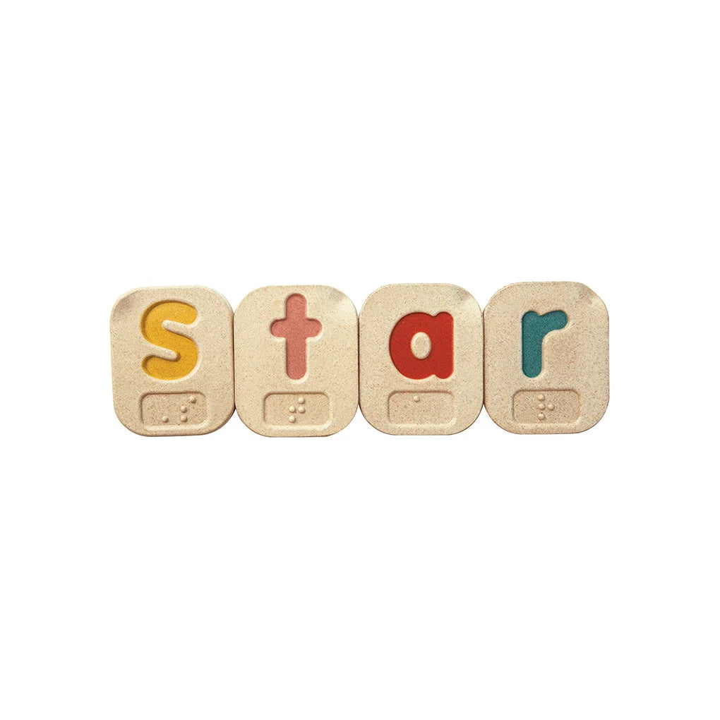 (DAMAGED BOX) Braille Alphabet A-Z - by Plan Toys