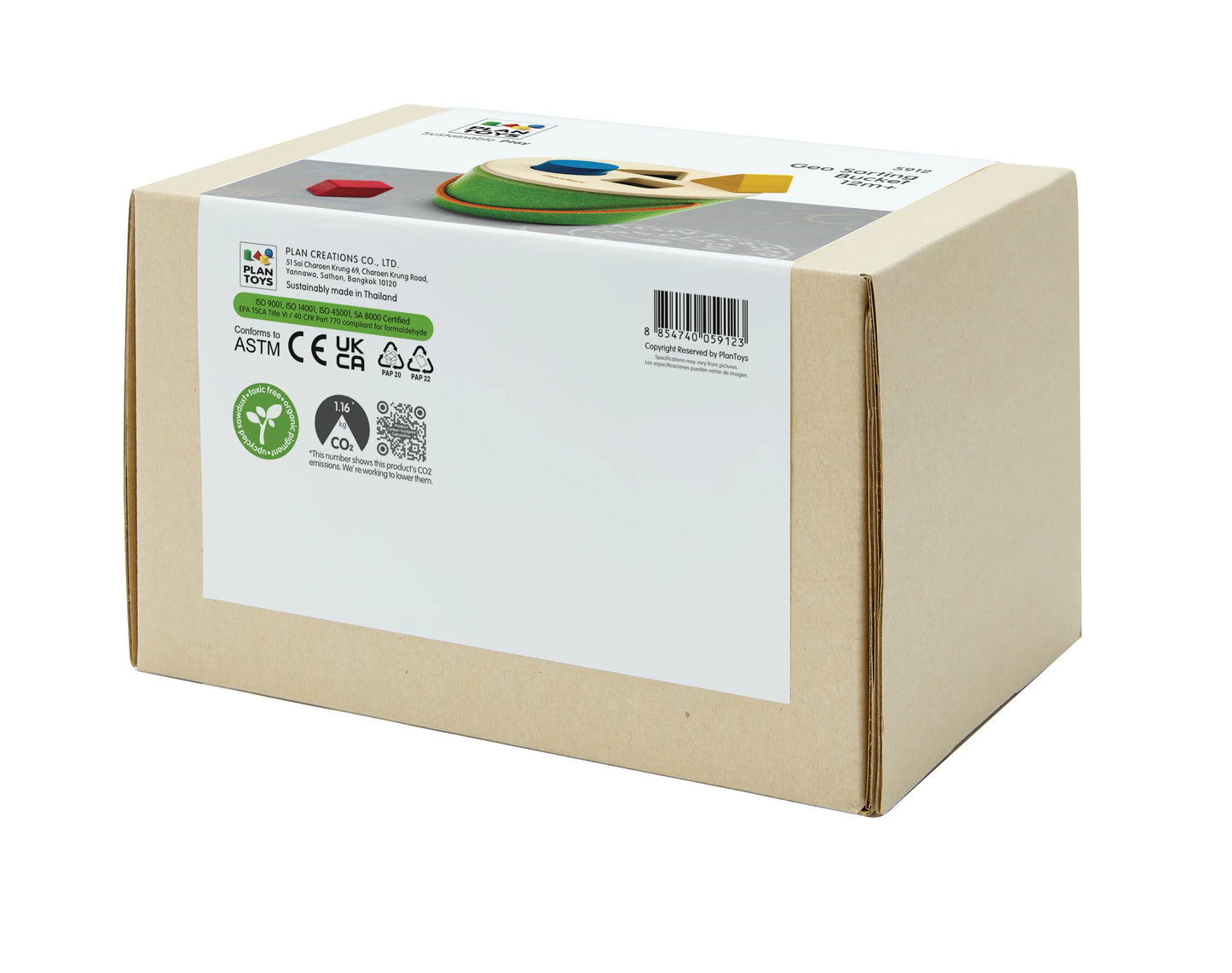 Geo Sorting Bucket by PlanToys