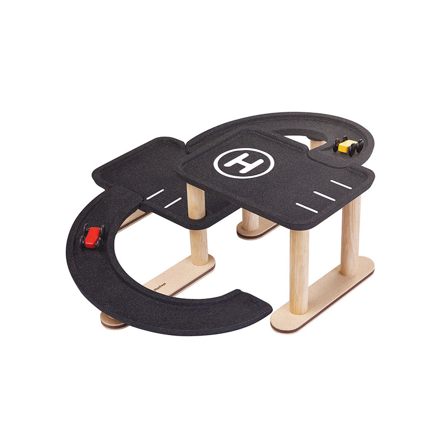 PlanToys Race N Play Parking Garge