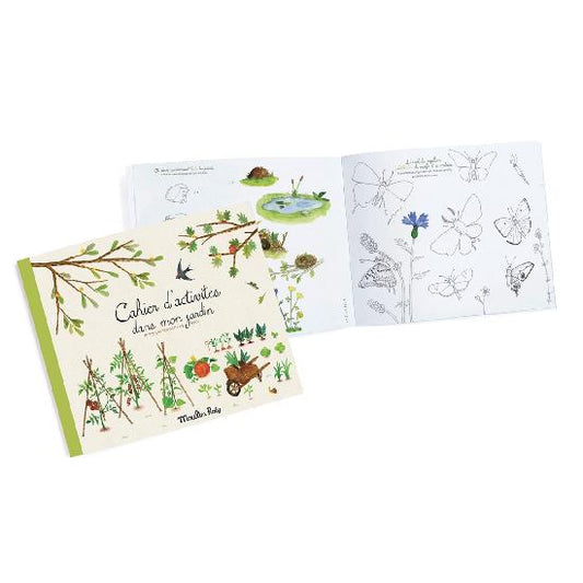 (DAMAGED BOX) Le Jardinier - Activity Booklet by Moulin Roty