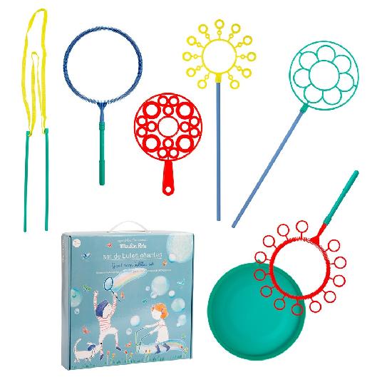 (OPEN BOX) Aujourd Hui Cest Mercredi - Giant Soap Bubbles Set - Moulin Roty