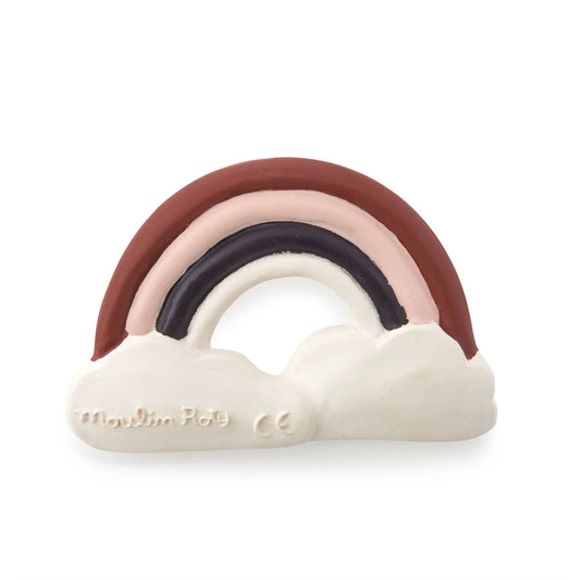 (DAMAGED BOX) Après la pluie Rubber Rainbow Teething Ring - Moulin Roty