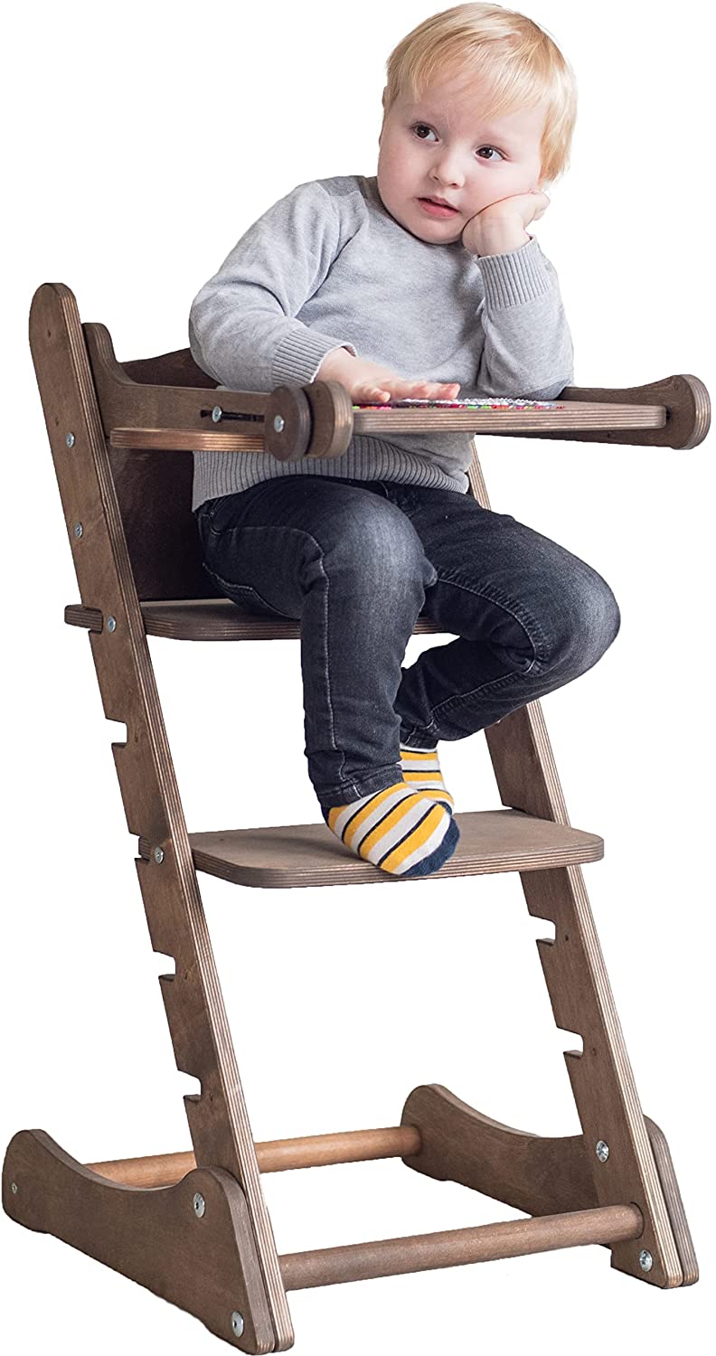 Chaise évolutive pour bébé – Kitchen Tower – Chocolat