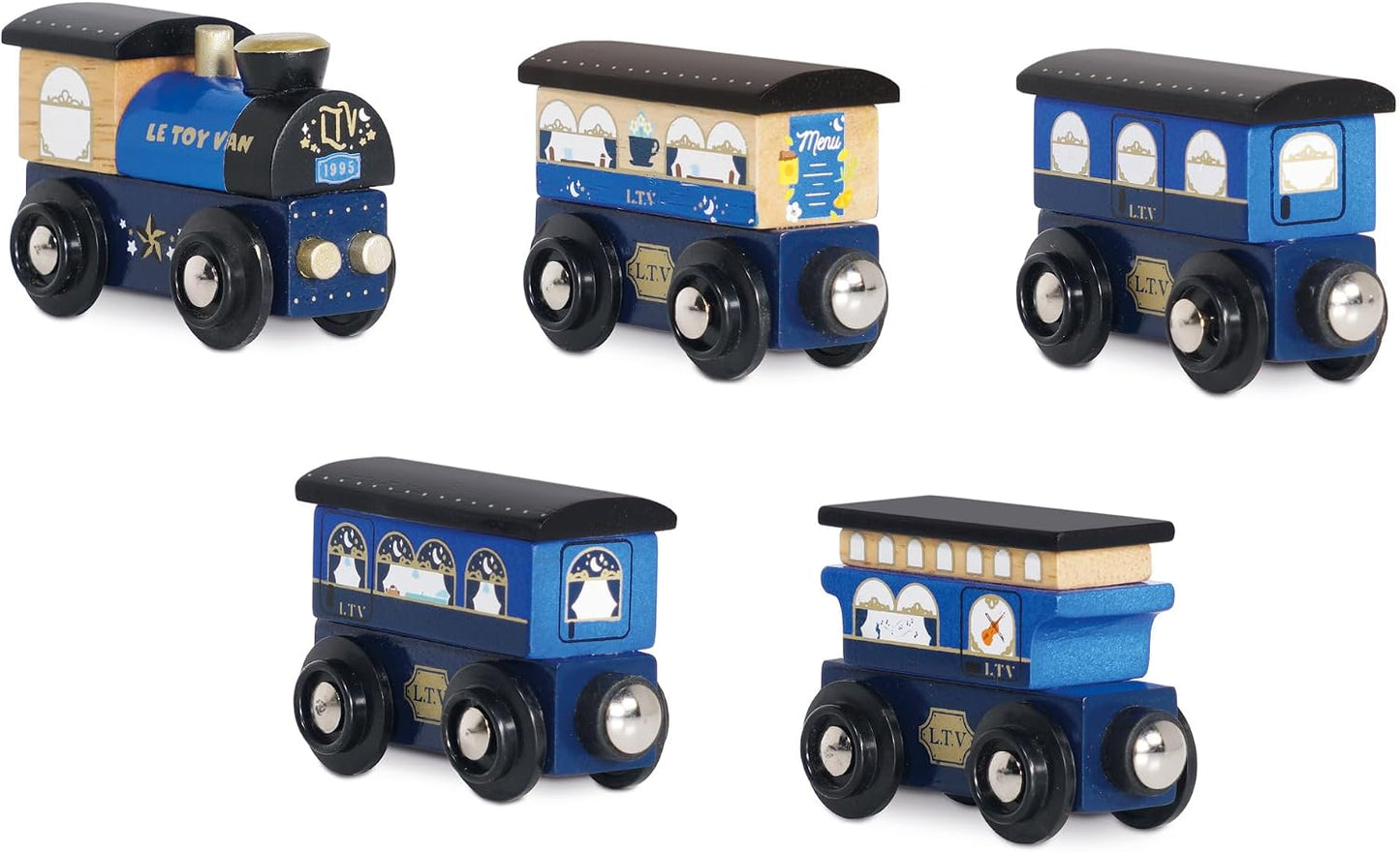 (DAMAGED BOX) Le Toy Van Twilight Train & Carriages