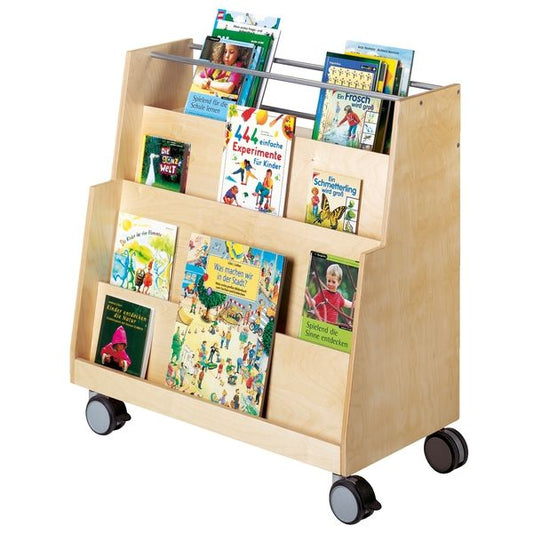 HABA Pro Move Upp 2-Sided Library Display Book Cart 1457040