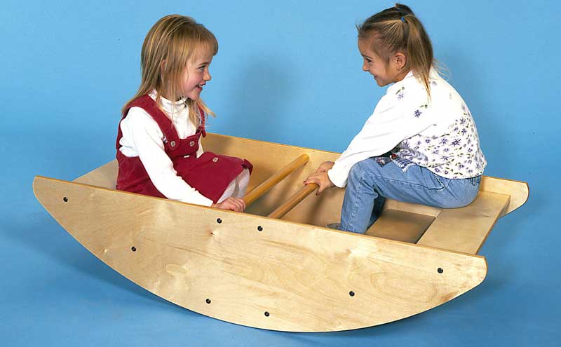 Hardwood Rocking Boat - Made in Canada