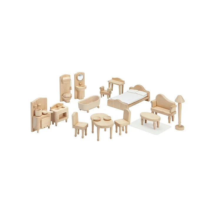 Victorian Furniture Set - Miniature Play House Furniture by PlanToys
