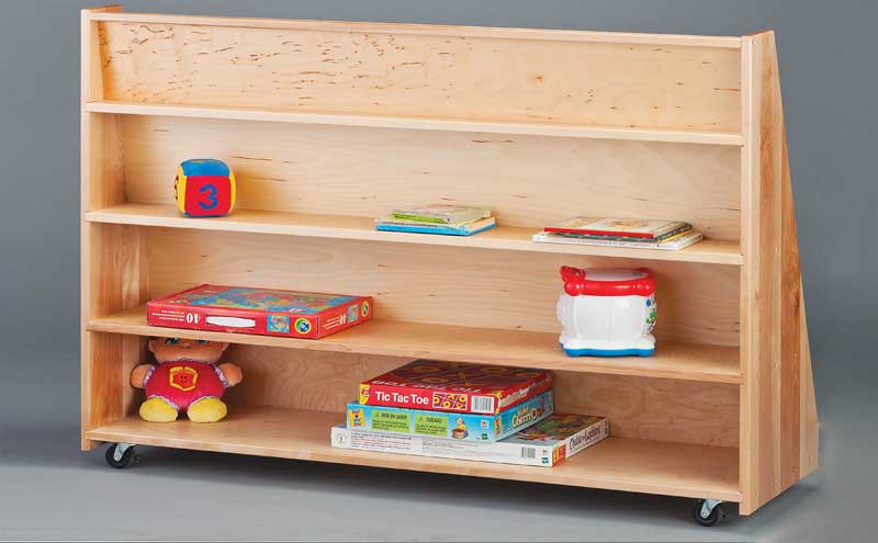 Large Hardwood Library Bookcase Shelf - Made in Canada – Wood Wood Toys