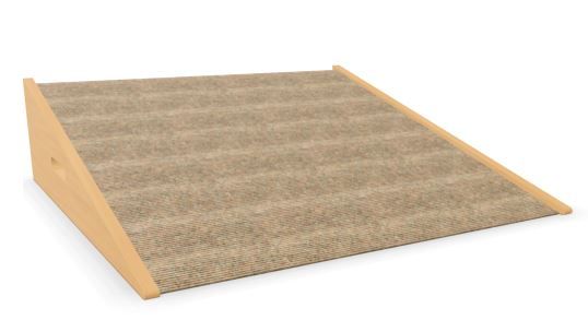 HABA Pro Low Square Platform Ramp with Carpet 8¾"H 1846120