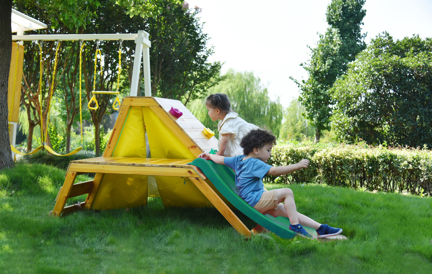 Palm - 5-in-1 Outdoor and Indoor Playground Playset by Avenlur