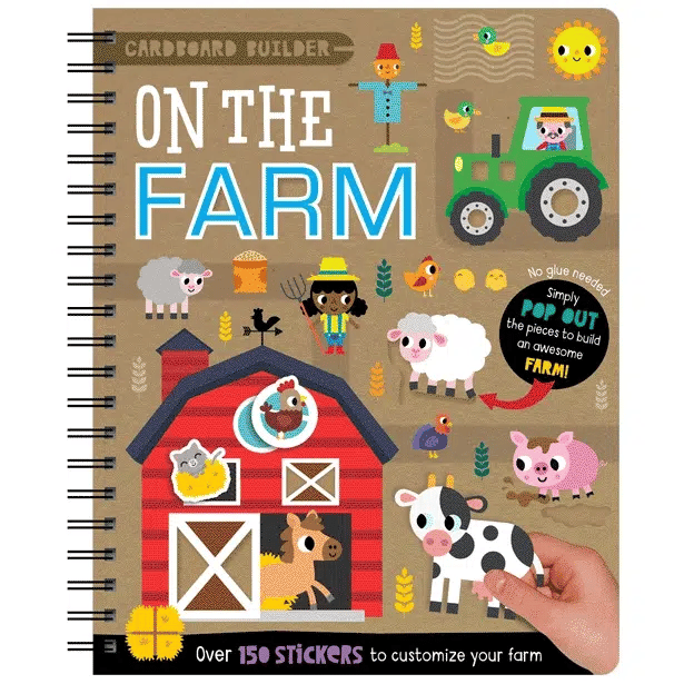 (COSMETIC DEFECT) Cardboard Builder: On the Farm - Make Believe Ideas
