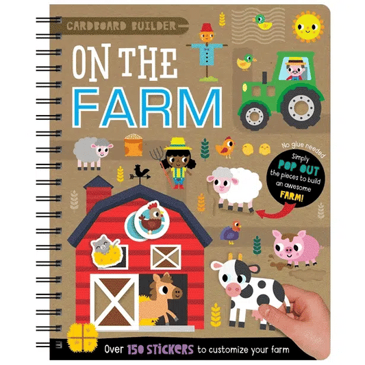 (COSMETIC DEFECT) Cardboard Builder: On the Farm - Make Believe Ideas
