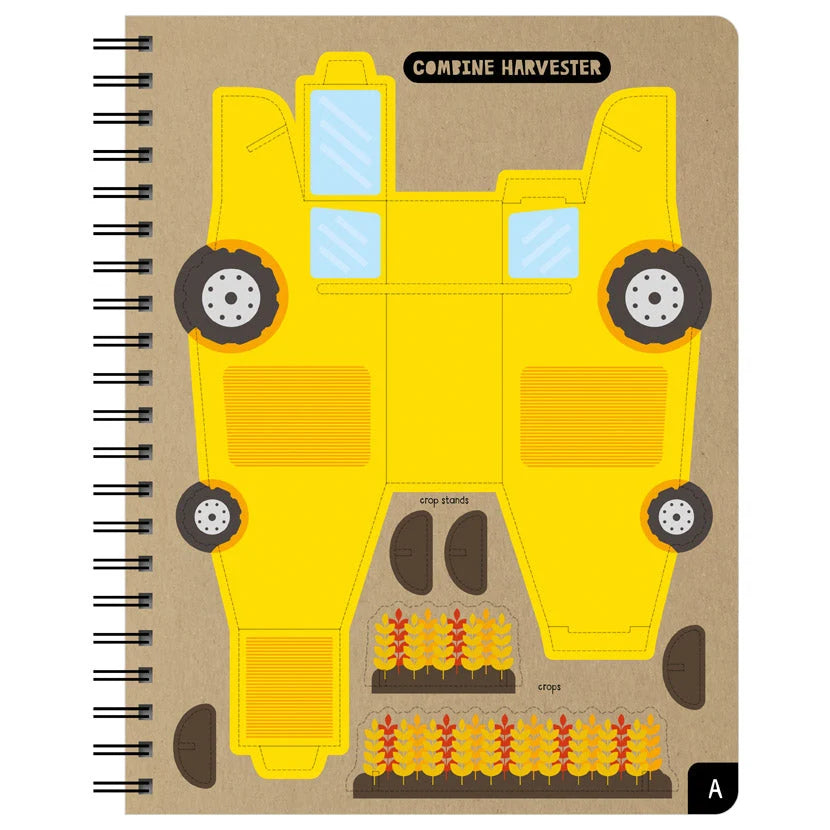 (COSMETIC DEFECT) Cardboard Builder: On the Farm - Make Believe Ideas