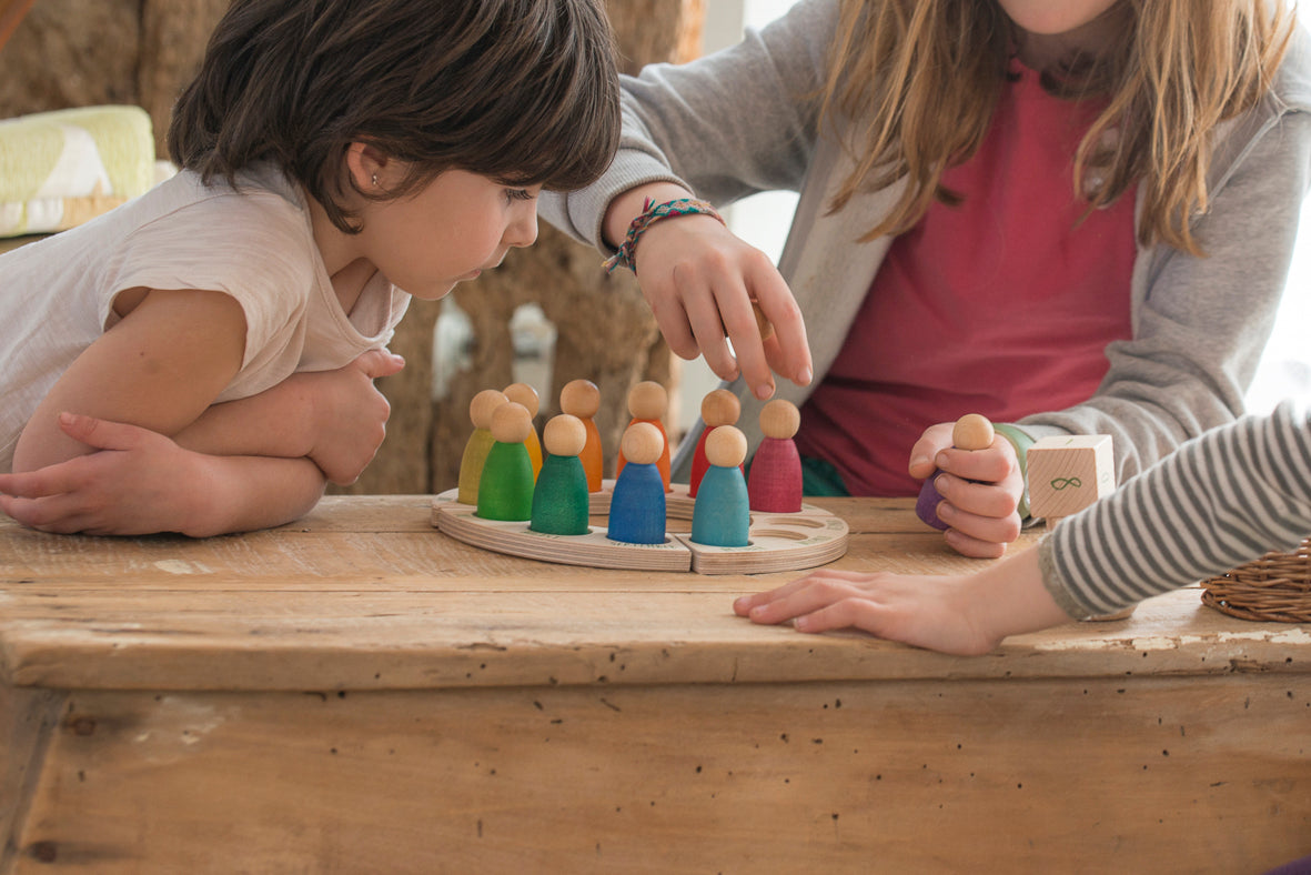 Grapat Wood Perpetual Calendar with 12 Nins Wood Wood Toys Grapat Wood Perpetual Calendar with 12 Nins Wood Wood Toys