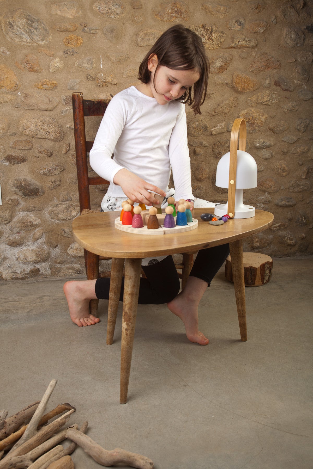 Grapat Wood Perpetual Calendar with 12 Nins Wood Wood Toys Grapat Wood Perpetual Calendar with 12 Nins Wood Wood Toys