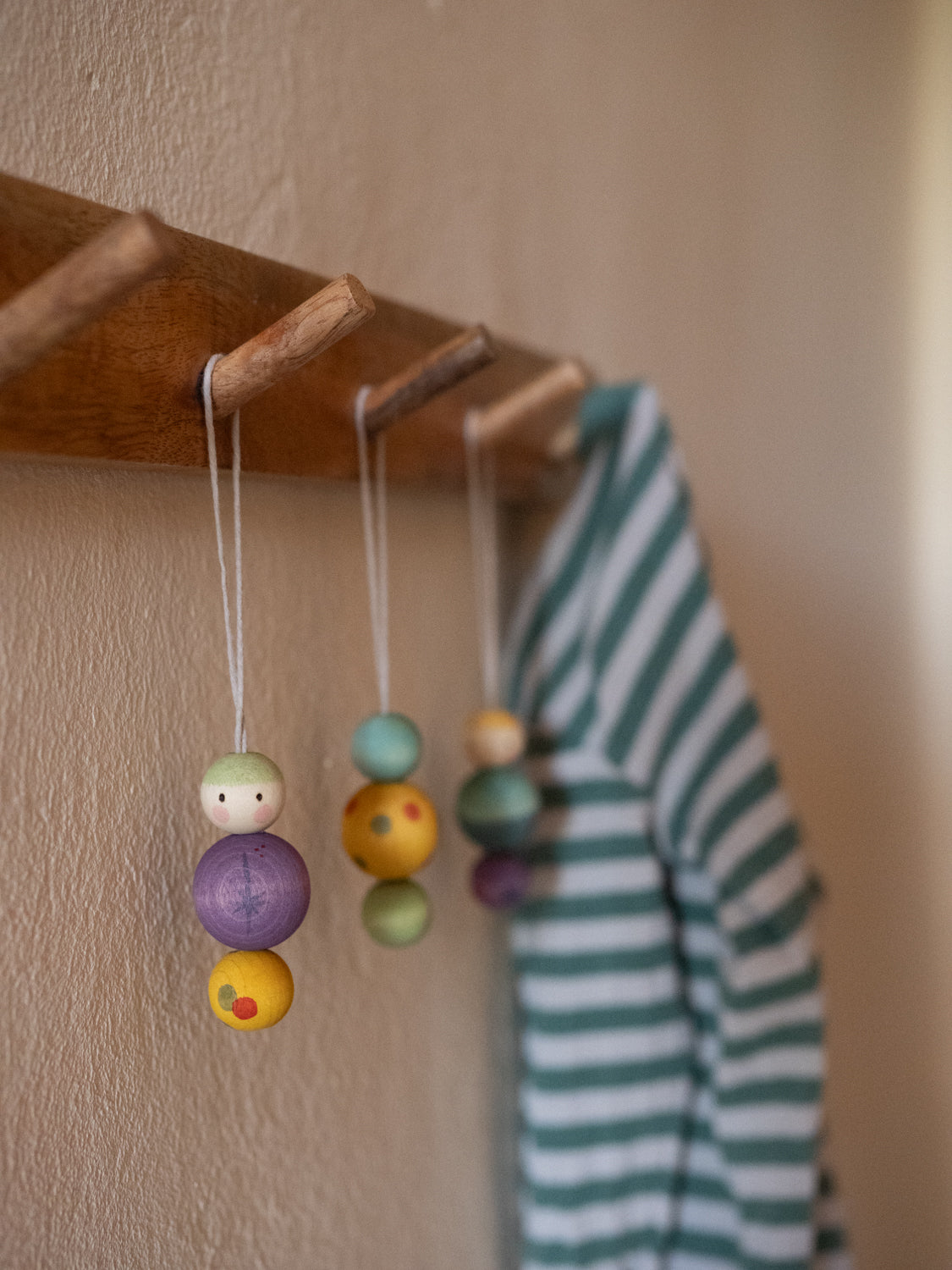 Grapat Wood Christmas Ornaments