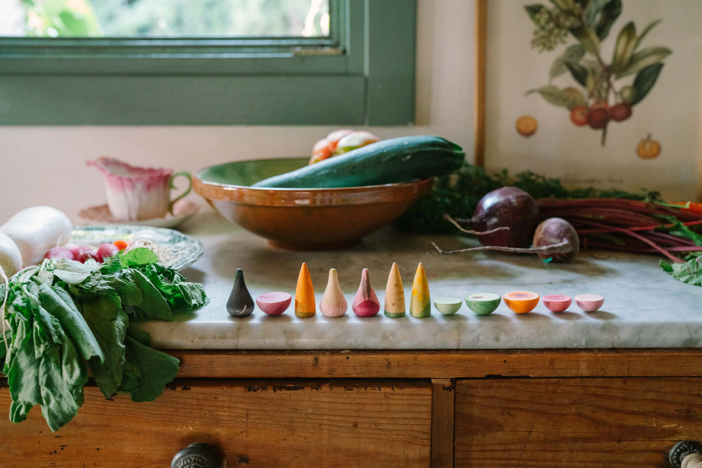 Grapat Wood Veggies (12 Pieces)