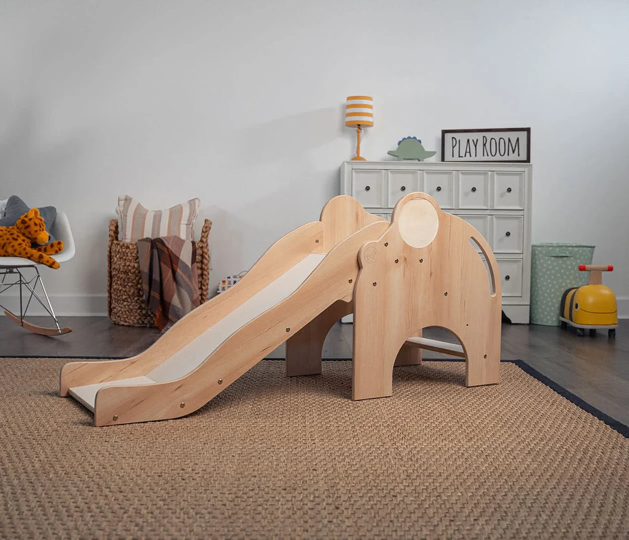 Nima - Elephant Playroom Slide by Avenlur