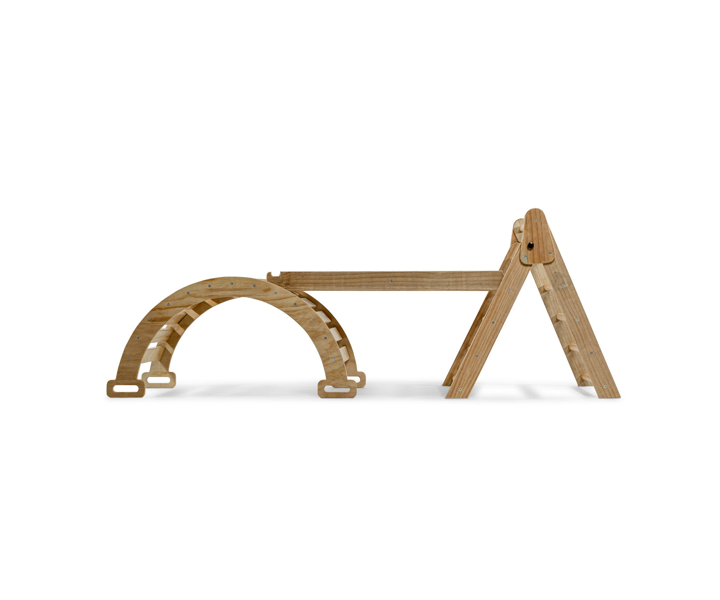 Hazel - Pikler Triangle Ladder & Rocker Set by Avenlur